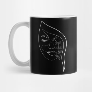 Charm and Allure | One Line Artist | Minimal Art | One Line Art | Minimalist Mug